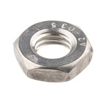 122-4405 RS PRO Stainless Steel Hex Nut, DIN 439B, M10