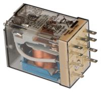 553391100000 Finder Plug In Relay, 110V dc Coil, 10A Switching Current, 3PDT, 3PDT