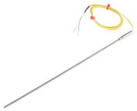 847-1040 RS PRO Type K Mineral Insulated Thermocouple 250mm Length, 3mm Diameter → +1100°C
