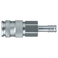 25kbtf06mpn Legris Nickel Plated Brass Female, Male Pneumatic Quick Connect Coupling, 23mm Hose Barb