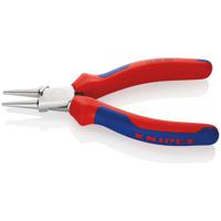 22-05-140 Knipex Round Nose Pliers, 140 mm Overall, Pointed, Straight Tip, 28mm Jaw