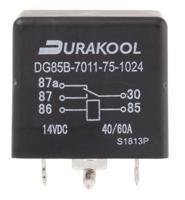 dg85b-7011-75-1024 Durakool Plug In Power Relay, 24V dc Coil, 60A Switching Current, SPDT