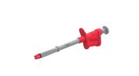 6009-iec-r Electro PJP Alligator Clip, Nickel-Plated Steel Contact, 20A, Red