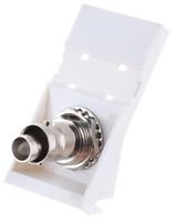k5801-whi MK Electric, Jack Wall Mount BNC Connector, 50Ω, Crimp Termination, Straight Body