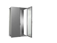 8206000 Rittal VX25 Series Sheet Steel Double-Door-Door Floor Standing Enclosure, IP55, 1199 x 608 x 2008mm