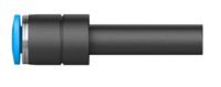 qs-6h-4 Festo QS Series Reducer Nipple, Push In 6 mm to Push In 4 mm, Tube-to-Tube Connection Style, 153041