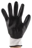 11735100 Ansell Hyflex White Nylon Work Gloves, Size 10, Polyurethane Coating