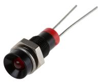 211-819 RS PRO Red Panel Mount Indicator, 2V dc, 6mm Mounting Hole Size, Lead Pin Termination