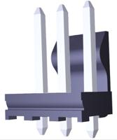 171813-3003 Molex KK 396 Series Straight Through Hole Pin Header, 3 Contact(s), 3.96 mm Pitch, 1 Row, Unshrouded