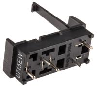 p2r-05p Omron G2R 5 Pin 250V ac PCB Mount Relay Socket, for use with 1 Pole G2R Series