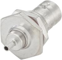 51k607-802n5 Rosenberger BNC Series, Jack Panel Mount BNC Connector, 50Ω, Crimp Termination, Straight Body