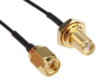 794-2885 RS PRO SMA-SMA Plug Cable Assembly Series Female SMA to Male SMA, 300 mm 50 Ω