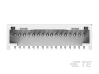 1-2355091-6 TE Connectivity MICRO CT Series Straight Board PCB Header, 16 Contact(s), 1.2 mm Pitch, 1 Row, Shrouded