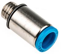 qsm-m7-6-i-r Festo QS Series Straight Threaded Adaptor, M7 Male to Push In 6 mm, Threaded-to-Tube Connection Style, 133007
