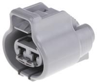 6-176146-6 TE Connectivity, .187 Series Automotive Connector Plug Grey Cable Mount 2 Way