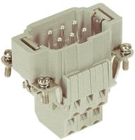 09330062672 HARTING Heavy Duty Power Connector Insert, 16A, Male, HAN ESS Series, 6 Contacts