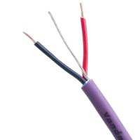 278-401-000 Van Damme Line level Low Voltage signal Cable, 0.22 mm² CSA Screened, 3.9mm od, 100m, Purple