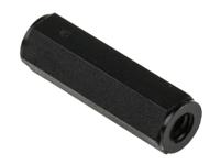 102-6384 Essentra Threaded Standoff, M3 Thread, 20mm Body, Nylon, Female/Female