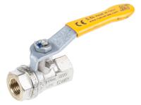 733-5151 RS PRO Brass Full Bore, 2 Way, Ball Valve, Threaded, BSPP 1/4in, 40 → 30bar Operating Pressure