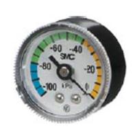 gz46-k1k-01-c SMC R 1/8 Analogue Pressure Gauge 1bar Back Entry 42.5mm Outside Diameter