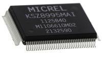 ksz8995mai Microchip KSZ8995MAI, Ethernet Switch IC, 10Mbps MII, SNI, 1.8 V, 2.5 V, 3.3 V, 128-Pin PQFP
