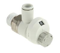 as2201fs-02-06s SMC AS Series Threaded Speed Controller, R 1/4 Male Inlet Port x 6mm Tube Outlet Port