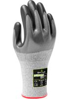 sho576 Showa Duracoil Grey High Performance Polyethylene, Polyester Work Gloves, Size 9, Nitrile Foam Coating