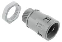 svnd-p167gt-8 PMA Straight, Cable Conduit Fitting, 17mm Nominal Size, PG16, PA 6, Grey IP66 rating
