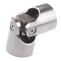 790-6712 RS PRO Universal Joint, Single, Plain, Bore 18mm, 74mm Length