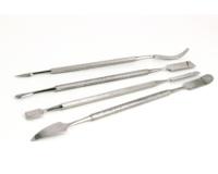k4mptss ideal-tek Stainless Steel Spatulas Pick Up Tool, 190 mm Stainless Steel With Stainless Steel Handle