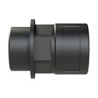 bvnd-m323gt Straight, Conduit Fitting, 23mm Nominal Size, M32, Polyamide 6, Black