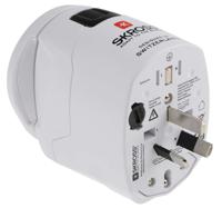 691-0896 SKROSS Australia, Europe, Italy, Switzerland, UK, USA to Australia, Italy, Switzerland, UK, US Travel Adapter, Rated At
