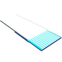 fjh-10-d-0200-4 Samtec FJH Series FFC Ribbon Cable, 10-Way, 0.5mm Pitch, 4mm Length
