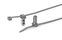 156-01155 HellermannTyton Cable Tie, 202mm x 4.6 mm, Grey Polyamide 4.6, Pk-500