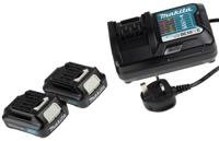 tl064dwae-uk Makita TL064DWAE-UK - Cordless 12V Impact Driver with 1 x 2Ah Batteries Type G - British 3-pin