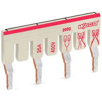 2002-477011-000 WAGO TOPJOB S Series Staggered Jumper for Use with DIN Rail Terminal Block, 25A