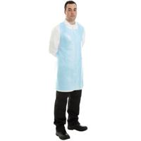 40913 Supertouch Blue PE Food Safe Disposable Apron