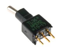tl36p0050 APEM Toggle Switch, PCB Mount, On-On, SPDT, Through Hole Terminal