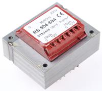 504-684 RS PRO 12V ac 2 Output Through Hole PCB Transformer, 20VA