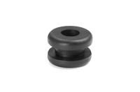 633-02020-hv1201b-pvc-fr-bk HellermannTyton HV Black PVC 6.4mm Cable Grommet for Maximum of 4mm Cable Dia. 633-02020 HV1201B-PVC-FR-BK