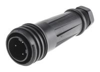 px092103p Bulgin Circular Connector, 3 Contacts, Cable, Standard Connector, Plug, Male, IP68, Buccaneer 900 Series