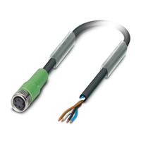 1543595 Phoenix Contact 4 way M8 to 4 way Unterminated Sensor Actuator Cable, 10m