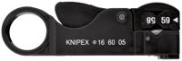 16-60-05-sb Knipex 16 60 05 SB Series Coaxial cable stripping tool, 5mm Min, 6.2mm Max, 105 mm Overall
