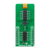 mikroe-4595 MikroElektronika MIKROE-4595, LED Driver 9 Click LED Driver Add On Board for TLC59116 for mikroBUS socket