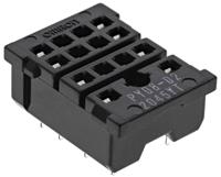 py08-02 Omron MY2 14 Pin 250 V ac DIN Rail Relay Socket, for use with MY2IN, MY2IN1, MY2IN1-D2, MY2IN-CR, MY2IN-D2, MY2N,