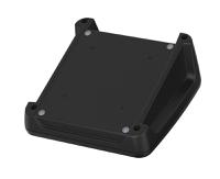 35116075hmt1 Bopla BoPad Series Black ABS Desktop Enclosure, Sloped Front, 164 x 160 x 68.40mm