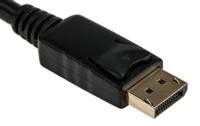 182-8921 RS PRO Male DisplayPort to Male HDMI  Cable, 4K, 3m
