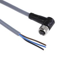 v3-wm-5m-pvc Pepperl + Fuchs Female 3 way M8 to Free End Sensor Actuator Cable, 5 m