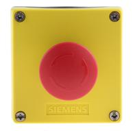 3su1801-0na00-2aa2 Siemens, Red, Yellow Mushroom, Round Head Emergency Button