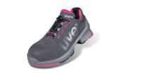 8562835 uvex 1 ladies Women's Grey, Pink Non Metallic Toe Capped Safety Trainers, UK 3, EU 35